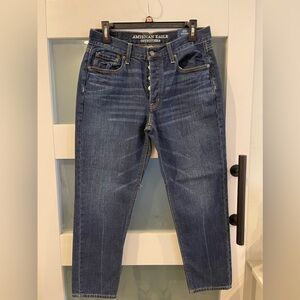 American Eagle Vintage Hi-Rise Button Up 8 Short